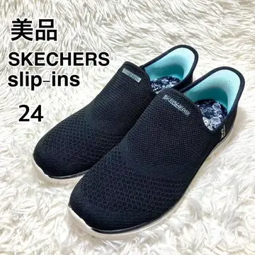 새상품급 ABC마트 한정판 스케쳐스 슬립인 핸즈프리 24cm 블랙