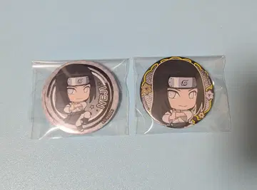 NARUTO 모듬 히나타 네지 캔뱃지 세트