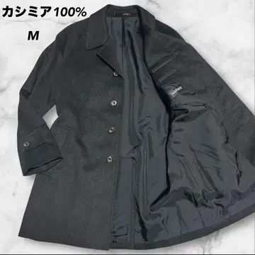 [캐시미어 100% ] 새상품급 SAVOIA 체스터 코트 블랙 M