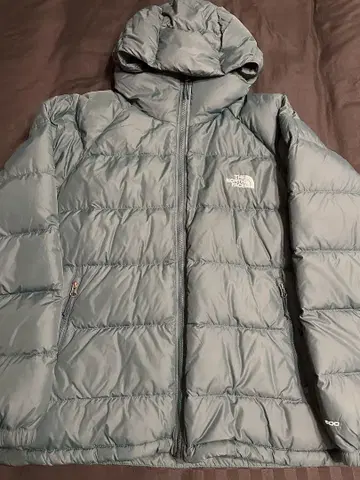 THE NORTH FACE 후드 부착 다운 자켓 XL 그린
