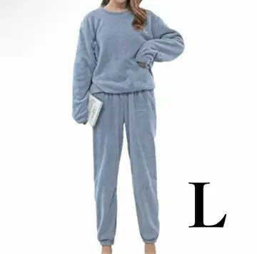 파자마 홈웨어 룸웨어 상하의 세트 복슬복슬 따뜻한 기모 귀여운 L