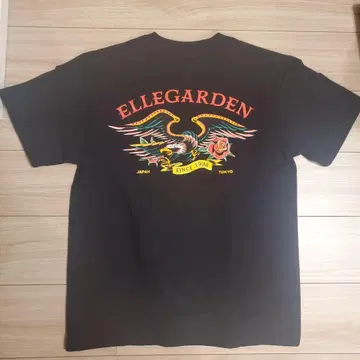 ELLEGARDEN 티셔츠 블랙 L사이즈 새상품급