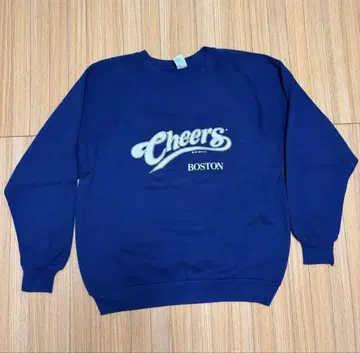빈티지 80s 맨투맨 L 사이즈 네이비 cheer