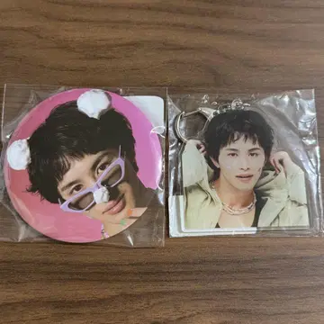 초특급 AwAAwA 타쿠야 BIG 캔뱃지 아크릴 키링 2개 세트