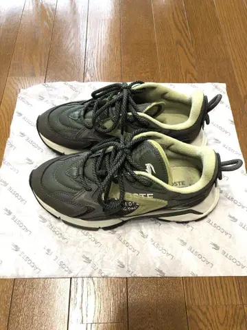 LACOSTE 여성용 스니커즈 24.0cm 가을 컬러 카키