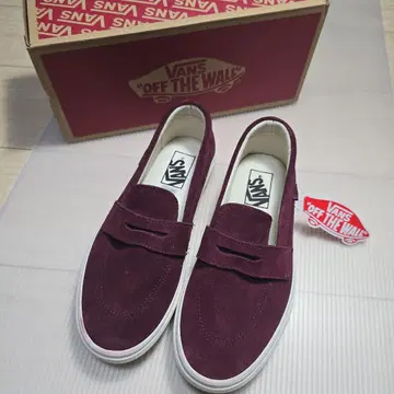 VANS 버건디 슬립온 로퍼 24cm 새상품