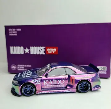 MINIGT KAIDO HOUSE R34 스카이라인 도금