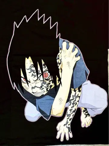 NARUTO 주인 모드 사스케 애니메이션 T셔츠 sasuke juin