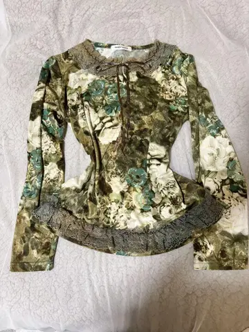 빈티지 스타일 긴팔 티셔츠 Y2K 페어리 그런지 히메갸루 세일