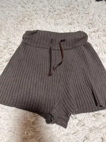 MURUA 리브 브라운 숏팬츠 F