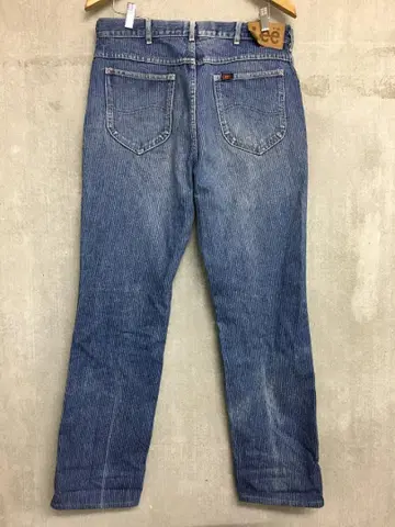 Lee 리 70s USA 미국 제 스트라이프 직조 빈티지 데님
