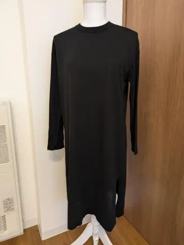 블루 레이블 긴팔 무릎 기장 원피스