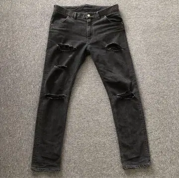 White Mountaineering 데미지 데님