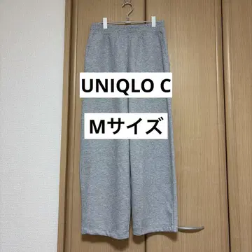 [UNIQLO] 맨투맨 와이드 팬츠/표시 사이즈 M 사이즈 그레이