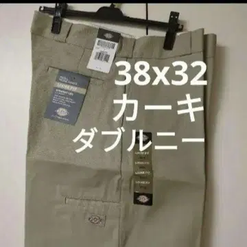 새상품 38x32 KH 더블니 디키즈 카키 83294