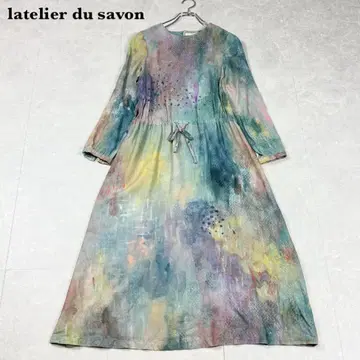 [ 레어 ] 아틀리에 드 사봉 롱 원피스 암젠 palette 아오