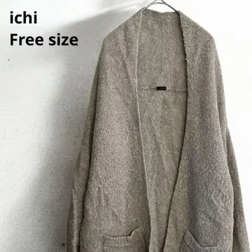 ichi 알파카 혼방 니트 가디건 프리 사이즈