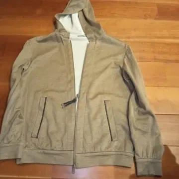 BRUNELLO CUCINELLI 베이지 후드 부착 후드티