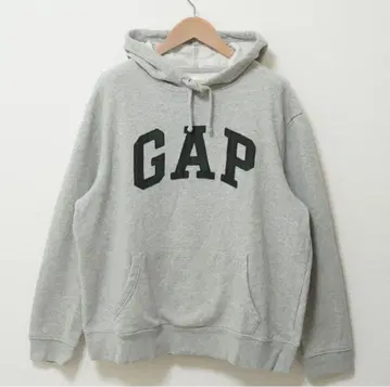 갭 GAP 후드티 M 그레이 자수 90s 00s C2050
