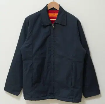 90s USA제 충전솜 워크 자켓 M 상당 네이비 P603