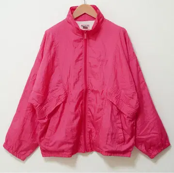 리복 Reebok 나일론 자켓 L 핑크 90s J301