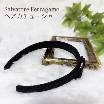 Salvatore Ferragamo 헤어 머리띠 블랙