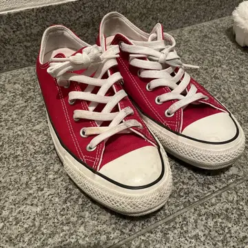 CONVERSE ChuckTaylor 레드 로우컷