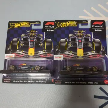 핫휠 F1 레드불 레이싱 RB20 새상품 2대 세트
