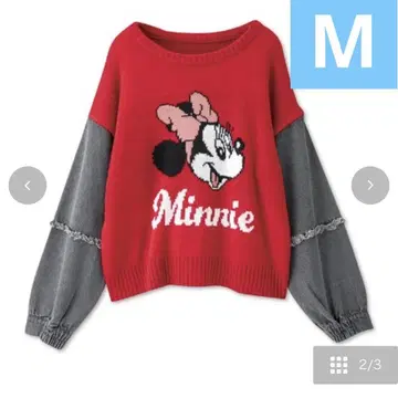미니 니트 스웨터 풀오버 M 사이즈 디즈니 아베일