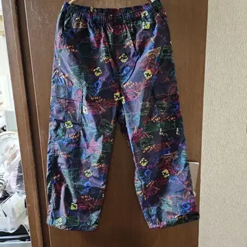 모후마누루 컬러풀 프린트 캐주얼 팬츠