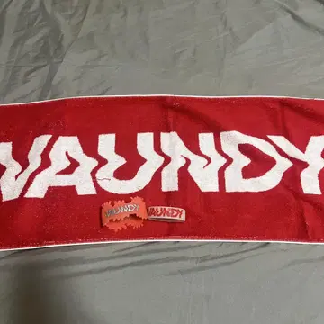 Vaundy 타월 라바밴드 빨간색