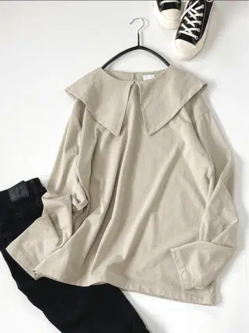 Spick & Span 스픽 앤 스팬 미니 쭈리 빅 칼라 풀오버
