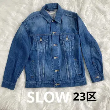 SLOW23구 오버 사이즈 데님 자켓