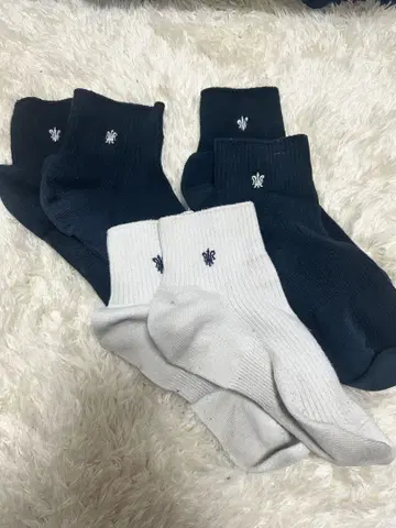 백합학원 삭스 3켤레