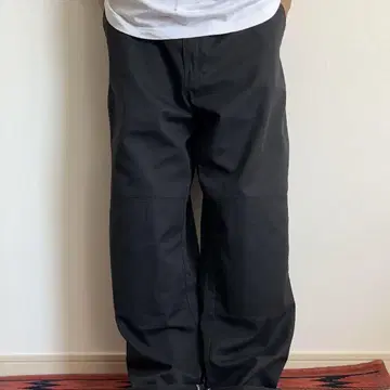 Dickies 더블니 워크 팬츠 블랙 42 빅 사이즈