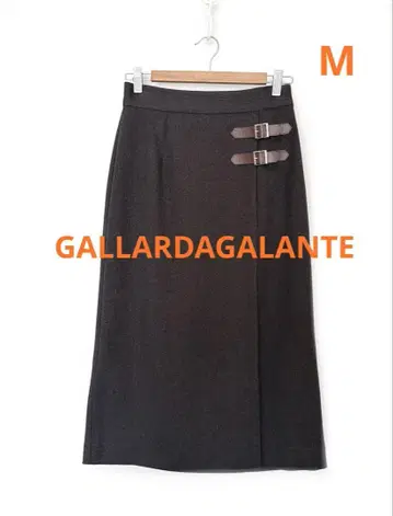 새상품 개럴개런트 랩스커트 브라운 M