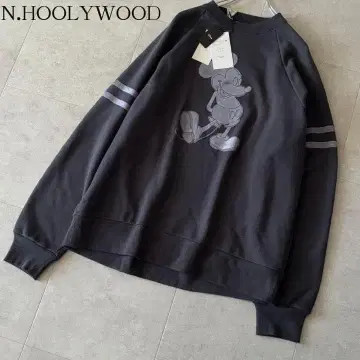 미사용 새상품 택 포함 엔할리우드 맨투맨 40 차콜 그레이 미키