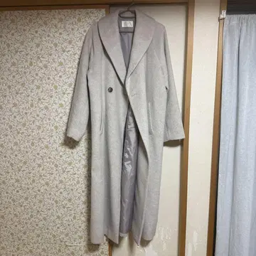 BEAMS HEART 그레이 롱 코트