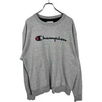 챔피온 남성용 그레이 맨투맨 트레이닝복 빅 CHAMPION