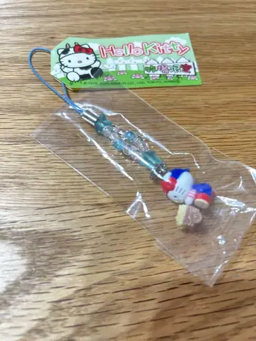 지역 한정 키티 끈 스트랩 목장 한정판 목초 비즈 스트랩