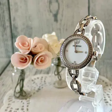 [레어] Swarovski 스와로브스키 손목시계 Aila Mini 실버