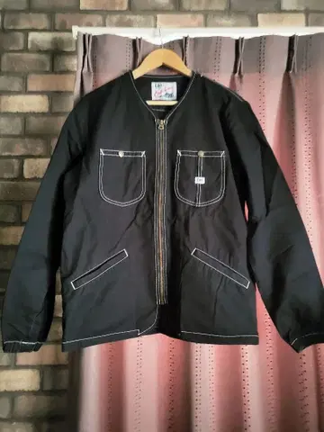 Lee 블랙 집업 자켓