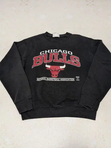 [ USA ] 90s NBA 시카고 불스 맨투맨 트레이닝복 L 블랙