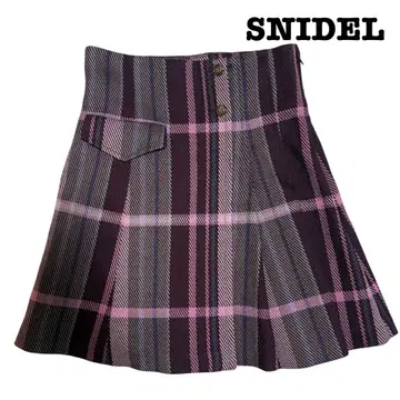 [새상품급] snidel 사이드 플리츠 스커트 쇼츠 핑크