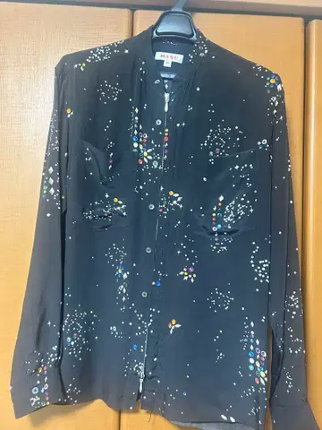 MASU GALAXY SILK 셔츠 & 스카프 세트