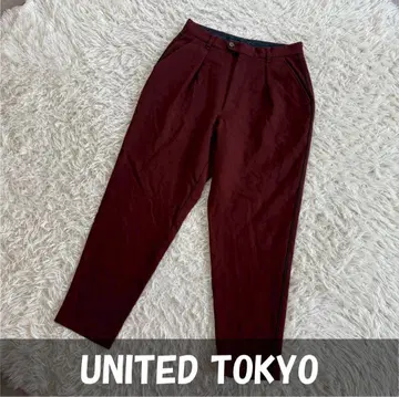 [ UNITED TOKYO ] 슬랙스 팬츠 보르도 사이즈 2