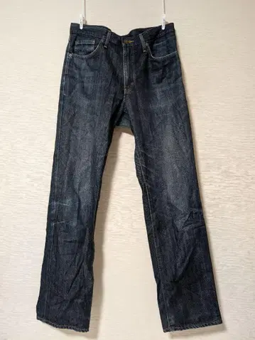 EDWIN 404 사이즈 33 다크 네이비 인심 84cm 구제 의류