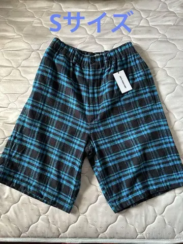COOTIE Error Fit Nel Check Easy Shorts