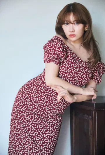 Cherry Pattern Cache-Coeur One-Piece