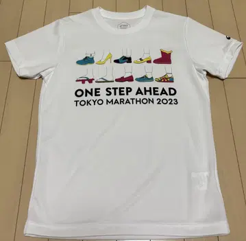 도쿄 마라톤 2023 T셔츠 S 사이즈 화이트